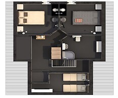 Design House With Fireplace at Bedafse Bergen
