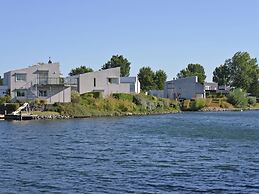 Water Villa With a Jetty Near the Lake