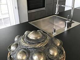 Modern Chalet With a Fireplace