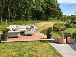 Modern Chalet With a Fireplace