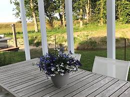 Modern Chalet With a Fireplace