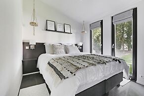 Modern Chalet With a Smart TV Near Forest