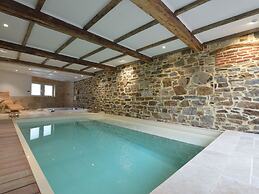 Stone House in Theux With Indoor Pool