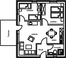 Apartment for Four Person in Brakel-bellersen
