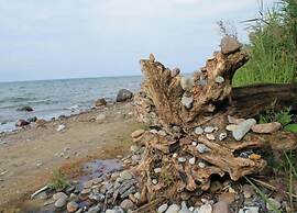 Ferienhaus in Brusow mit Ueberdachter Terrasse