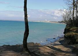 Ferienhaus in Brusow mit Ueberdachter Terrasse