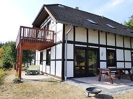 Alluring Apartment near Lake Edersee in Half Timbered House with Terra