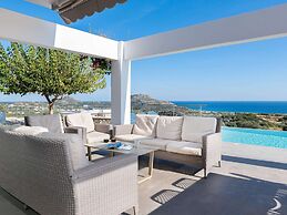 Sea View Villa in Kalythies with Private Pool near 3 Beaches