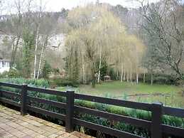 Home With Garden Beside the Ourthe and the Ravel