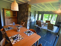 Chalet With Private Tennis Court in Humain