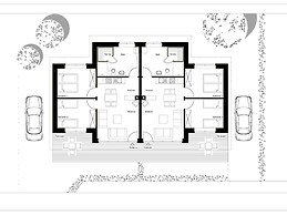 Ferienhaus mit Eingezaeuntem Garten