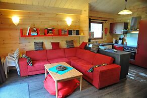 Wooden Chalet With Wood Burning Stove