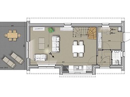 Villa, two Bathrooms and a Washing Machine, Near Ostend