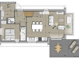 Villa, two Bathrooms and a Washing Machine, Near Ostend