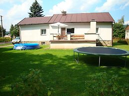 Serene Holiday Home in Mladé Buky with Private Pool and Trampoline