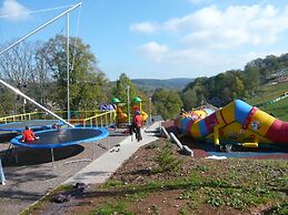 Serene Holiday Home in Mladé Buky with Private Pool and Trampoline