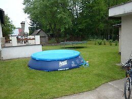 Serene Holiday Home in Mladé Buky with Private Pool and Trampoline