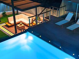 2 new Villas With Heated Pool, Rent Separately or Together at Kournas 