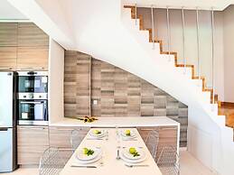 2 new Villas With Heated Pool, Rent Separately or Together at Kournas 