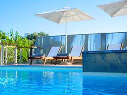 2 new Villas With Heated Pool, Rent Separately or Together at Kournas 