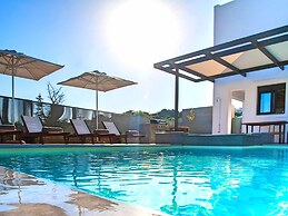 2 new Villas With Heated Pool, Rent Separately or Together at Kournas 