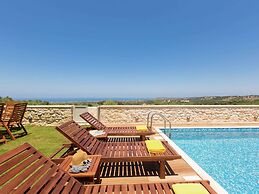 Villa with Private Pool near Sea & Arkadi Monastery on NW Coast