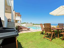 Villa with Private Pool near Sea & Arkadi Monastery on NW Coast