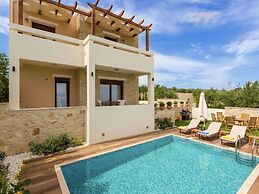 Villa with Private Pool near Sea & Arkadi Monastery on NW Coast