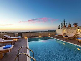 Villa with Private Pool near Sea & Arkadi Monastery on NW Coast