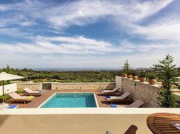 Villa with Private Pool near Sea & Arkadi Monastery on NW Coast