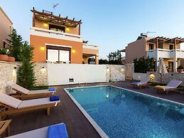 Villa with Private Pool near Sea & Arkadi Monastery on NW Coast