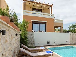 Villa with Private Pool near Sea & Arkadi Monastery on NW Coast