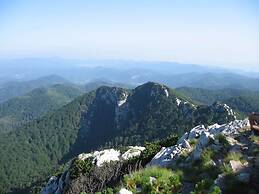 Traditional Wooden House by the River