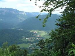 Traditional Wooden House by the River