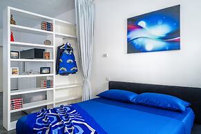 Modern spacious apartment with terrace, balconies, solarium & gym