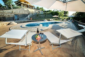 Villa on top of a Hill With an Enchanting View of Lake Bolsena