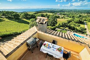 Villa on top of a Hill With an Enchanting View of Lake Bolsena