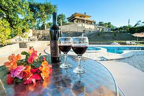 Villa on top of a Hill With an Enchanting View of Lake Bolsena