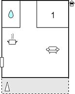 Amazing Apartment in Podgradina With 1 Bedrooms and Wifi