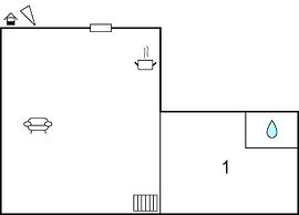 Nice Home in Modric With Wifi and 1 Bedrooms