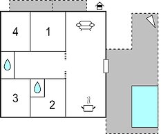 Stunning Home in Srinjine With Wifi and 4 Bedrooms