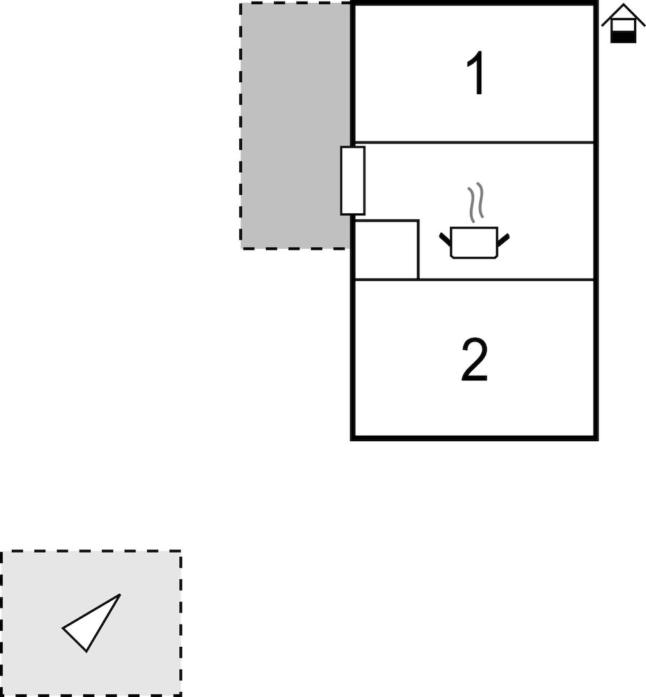 Beautiful Home in Njivice With Wifi and 2 Bedrooms