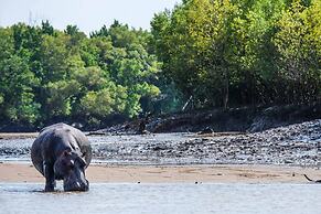 Saadani Safari Lodge - bush, river, beach