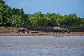 Saadani Safari Lodge - bush, river, beach