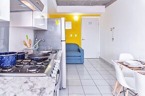 Cómodo y luminoso, Depto. Arena MTY y Fundidora by Mty. Living T504