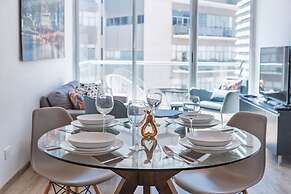 Bright, Comfy w Terrace Apt 1KSB, 1BD, 1 SofaB, 2BTH by Mty Living