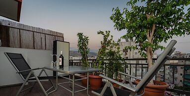59m² homm Loft- Penthouse with Acropolis View,2ppl