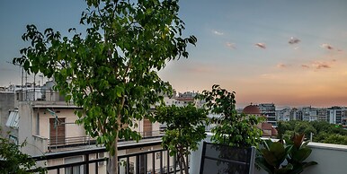 59m² homm Loft- Penthouse with Acropolis View,2ppl