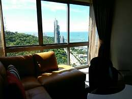 31st Floor Two Bedrooms2baths 100 Seaview Pattaya Bayfree Strong Wifi