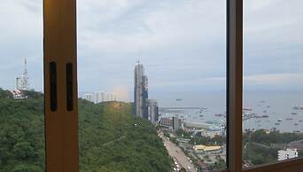 31st Floor Two Bedrooms2baths 100 Seaview Pattaya Bayfree Strong Wifi